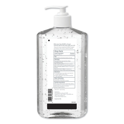 PURELL Advanced Refreshing Gel Hand Sanitizer, 20 oz Pump Bottle, Clean Scent, 12/Carton