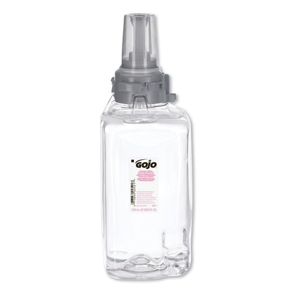 GOJO Clear and Mild Foam Handwash Refill, For ADX-12 Dispenser, Fragrance-Free, 1,250 mL Refill, 3/Carton