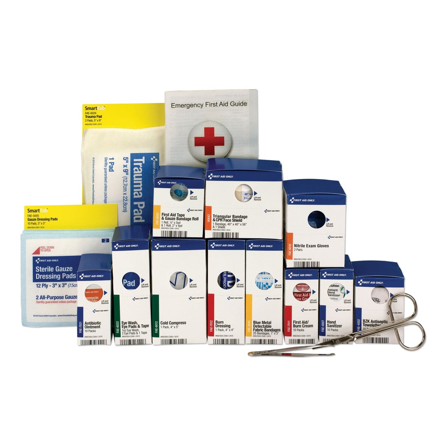 First Aid Only Medium Metal SmartCompliance Food Service Refill Pack, 94 Pieces