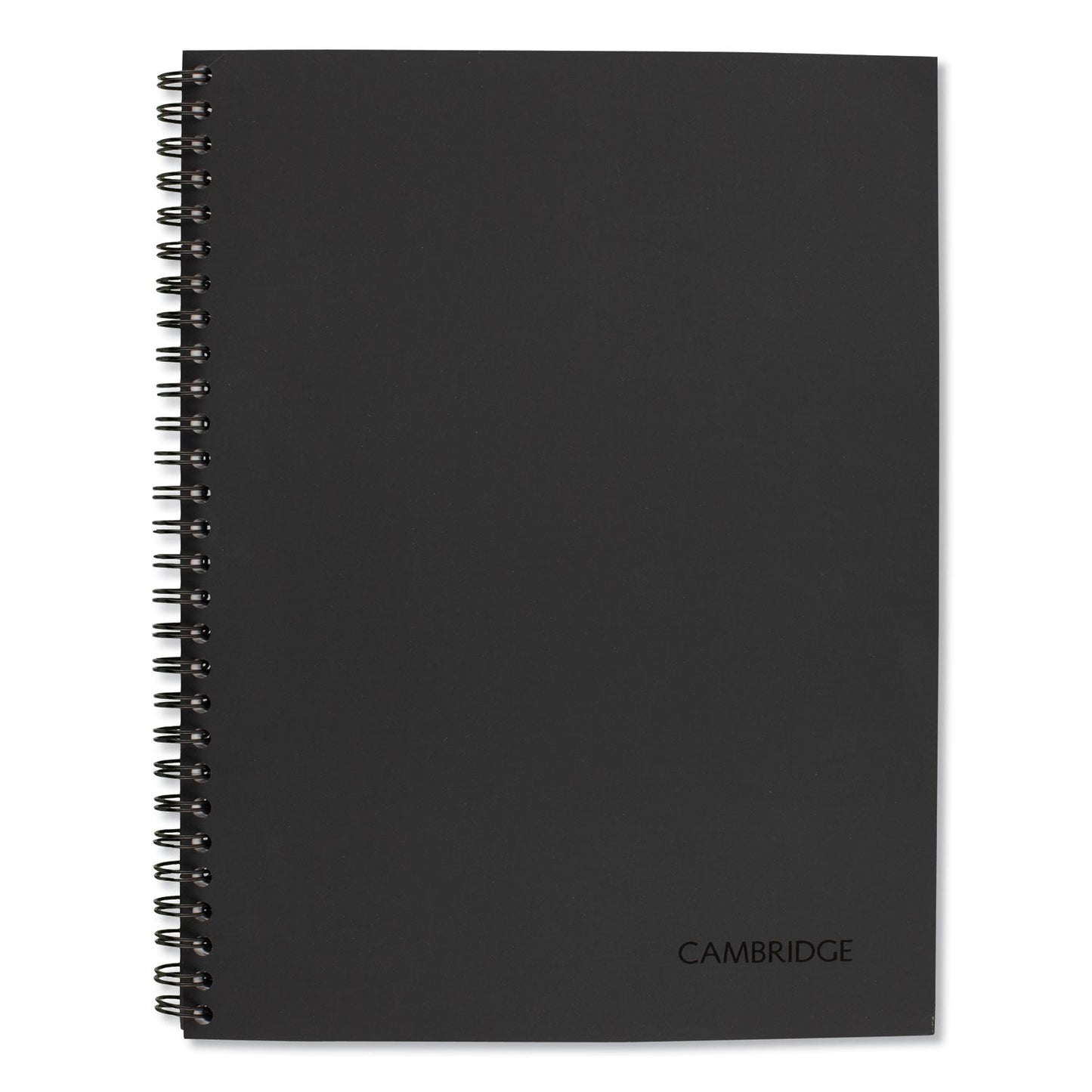 Cambridge Wirebound Guided Action Planner Notebook, 1 Subject, Project-Management Format, Gray Cover, 9.5 x 7.5, 80 Sheets