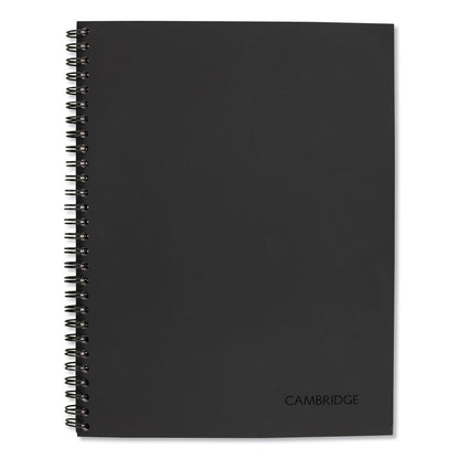 Cambridge Wirebound Guided Action Planner Notebook, 1 Subject, Project-Management Format, Gray Cover, 9.5 x 7.5, 80 Sheets