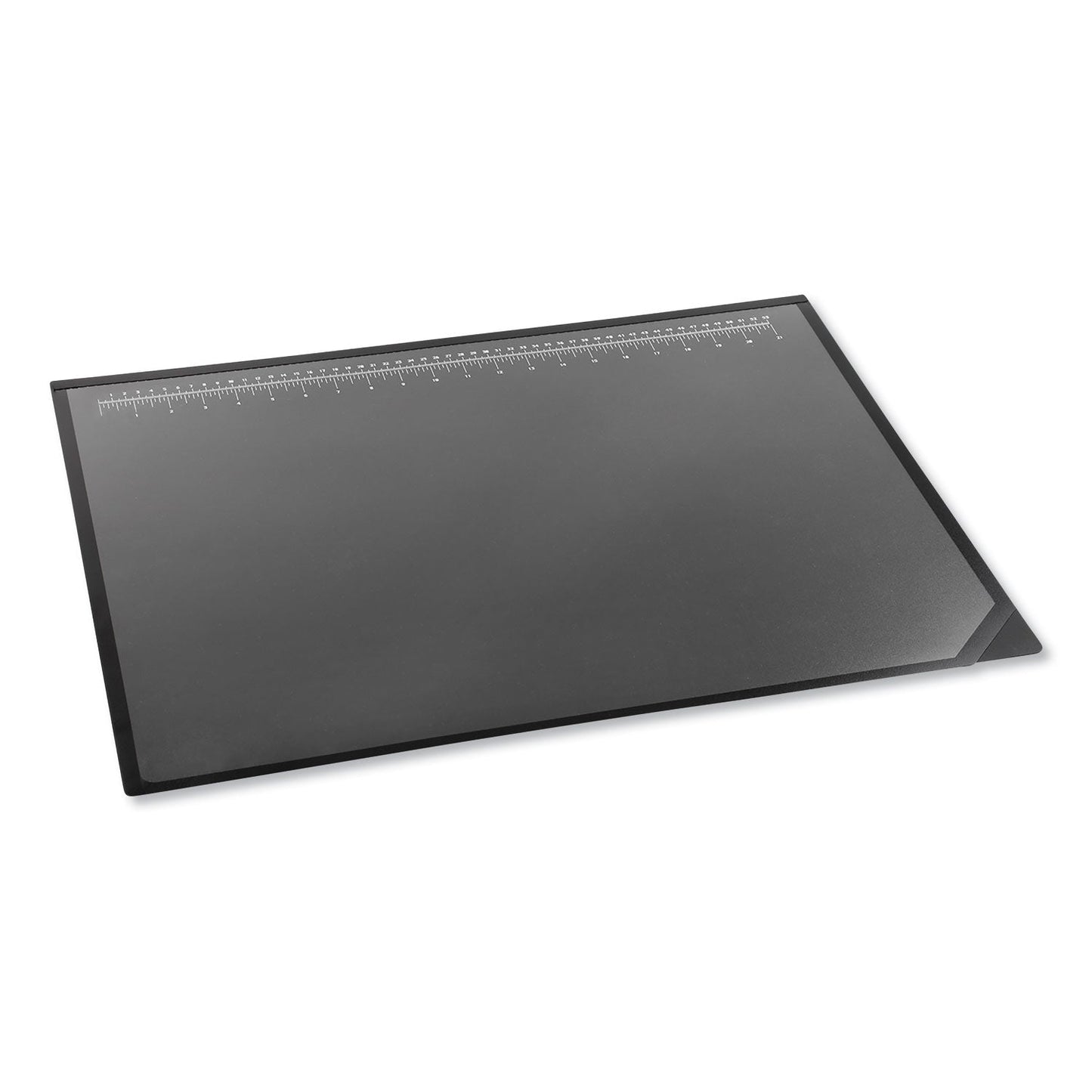 Artistic Lift-Top Pad Desktop Organizer, with Clear Overlay, 24 x 19, Black
