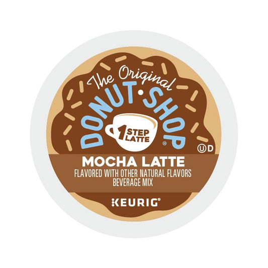 The Original Donut Shop Mocha One Step Latte, Vanilla, 20/Box