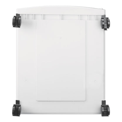 Storex Two-Drawer Mobile Filing Cabinet, 2 Legal/Letter-Size File Drawers, Gray, 14.75" x 18.25" x 26"