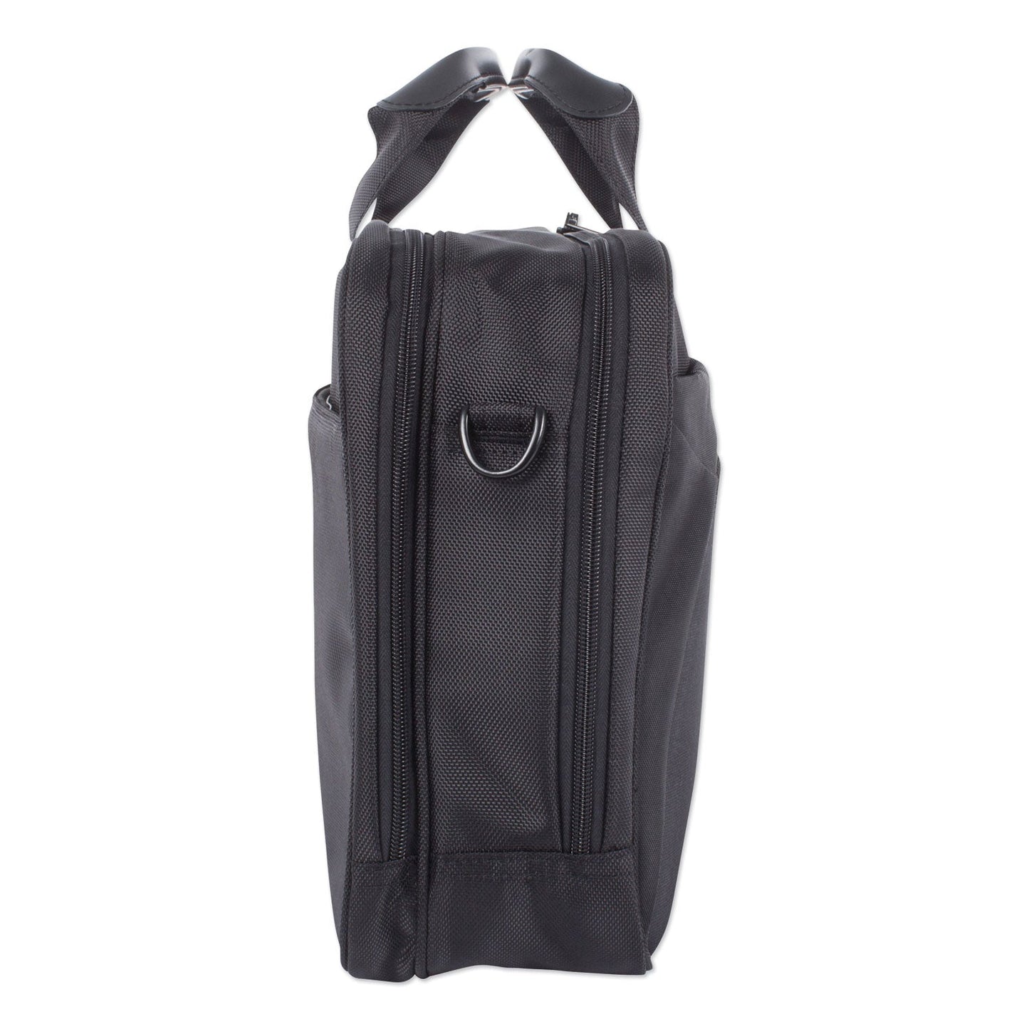 Swiss Mobility Purpose Executive Briefcase, Fits Devices Up to 15.6", Nylon, 3.5 x 3.5 x 12, Black