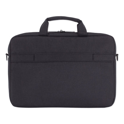 Swiss Mobility Cadence Slim Briefcase, Fits Devices Up to 15.6", Polyester, 3.5 x 3.5 x 16, Charcoal