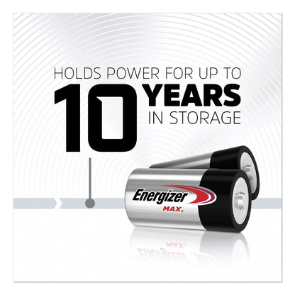 Energizer MAX Alkaline C Batteries, 1.5 V, 4/Pack