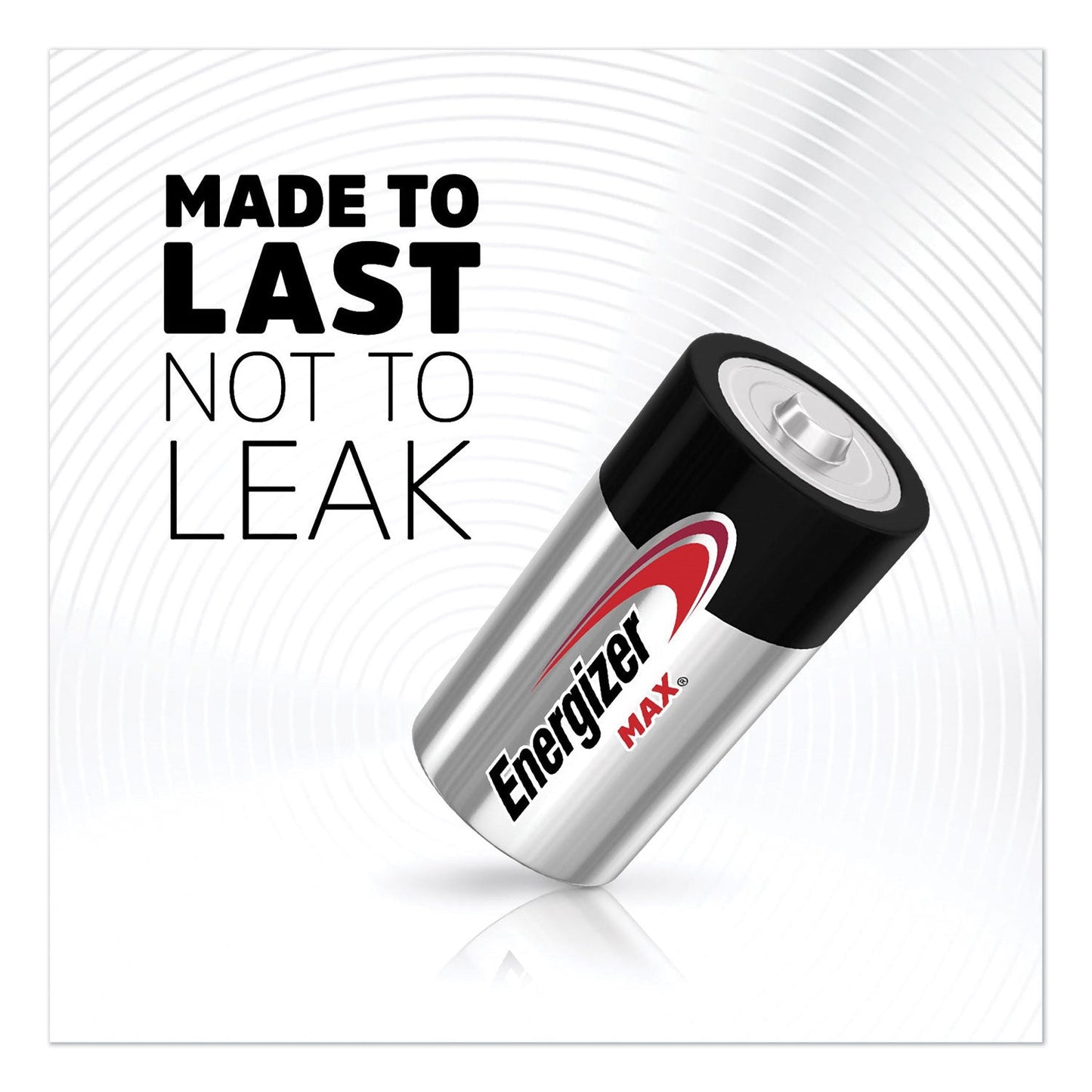 Energizer MAX Alkaline C Batteries, 1.5 V, 4/Pack