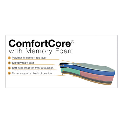 La-Z-Boy Woodbury High-Back Executive Chair, Supports Up to 300 lb, 20.25" to 23.25" Seat Height, Brown Seat/Back, Weathered Sand Base