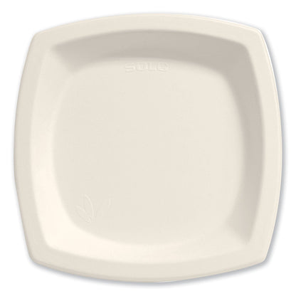 Dart Bare Eco-Forward Sugarcane Dinnerware, Plate, 6.7" dia, Ivory, 125/Pack, 8 Packs/Carton