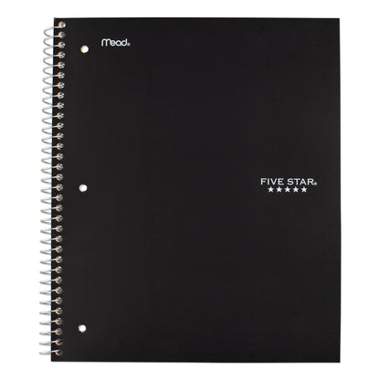 Five Star Wirebound Notebook, 5 Subject, 8 Pockets, Medium/College Rule, Randomly Assorted Covers, 11 x 8.5, 200 Sheets