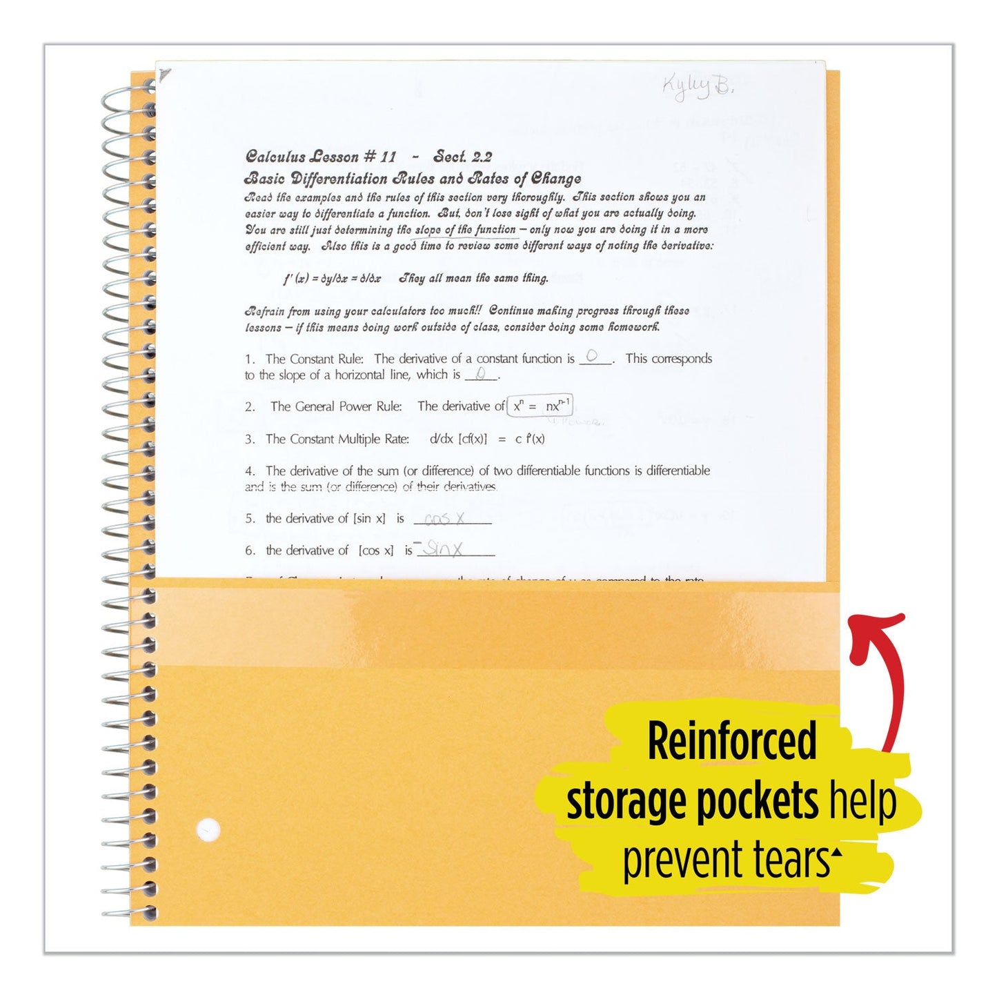 Five Star Wirebound Notebook, 3 Subject, Medium/College Rule, Randomly Assorted Covers, 11 x 8.5, 150 Sheets