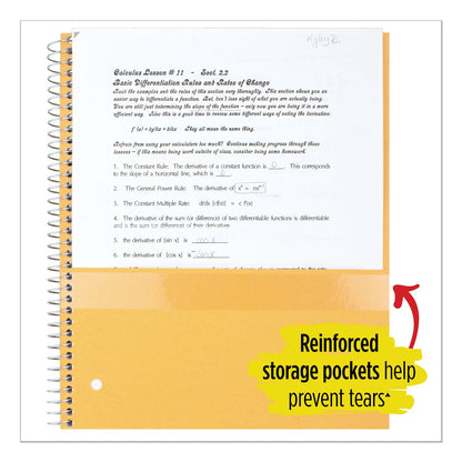 Five Star Wirebound Notebook, 1 Subject, Medium/College Rule, Randomly Assorted Covers, 11 x 8.5, 100 Sheets