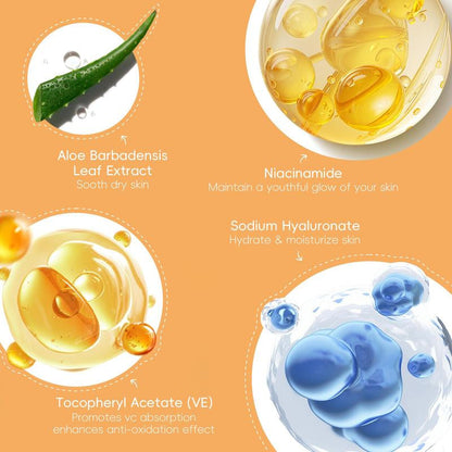 Hydrating Turmeric Skin Care Moisture Set, 1 Set Facial Cleanser & Toner & Serum & Eye Cream & Face Moisturizer & Soap & Makeup Bag & 12Pcs Mud Mask, Moisturizing Skin Care Kit for Women, Hydrate Skin Care Products, Glow Kit, Skin Care Sets