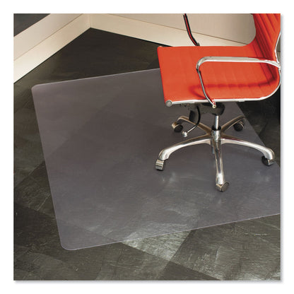ES Robbins EverLife Chair Mat for Hard Floors, Heavy Use, Rectangular, 46" x 60", Clear