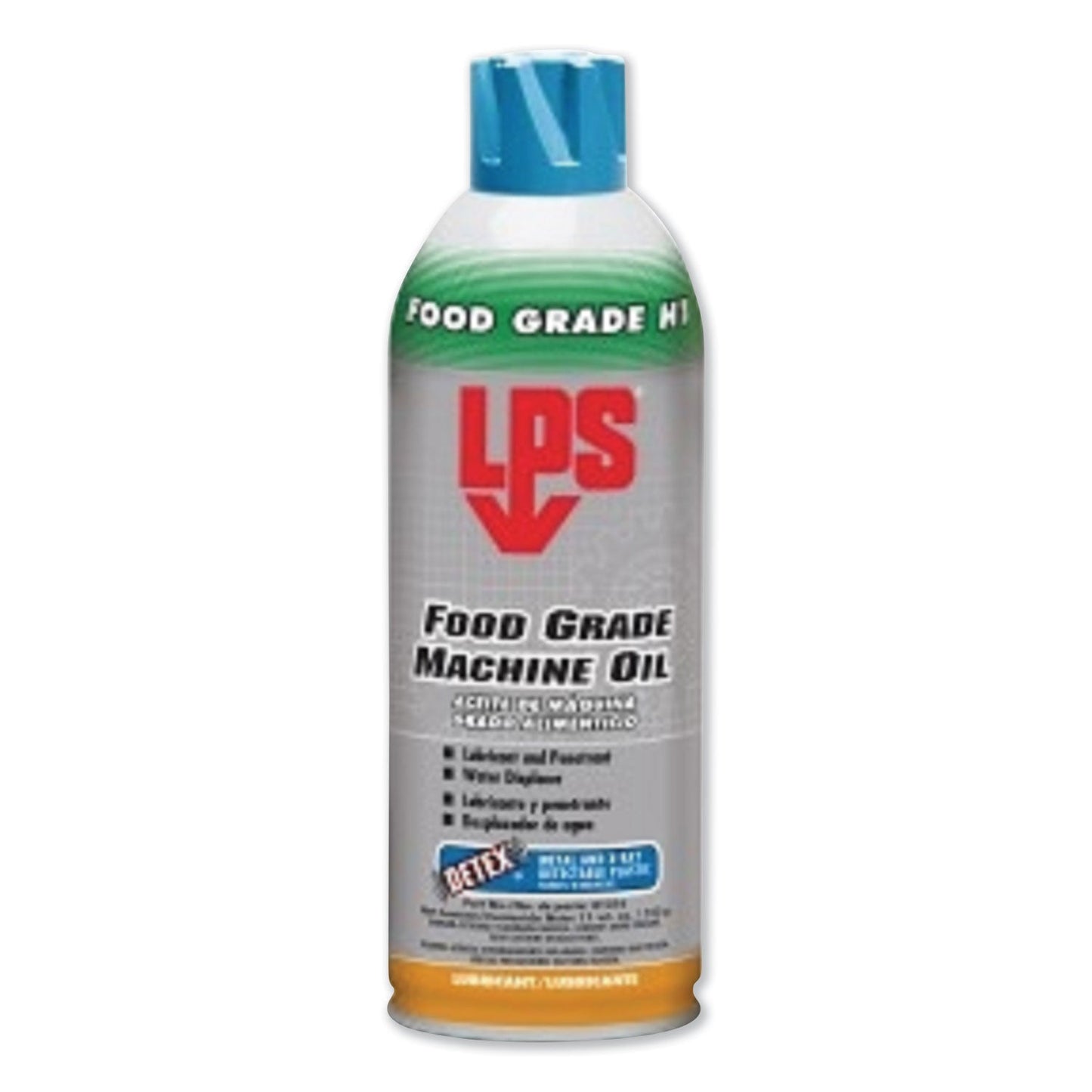 LPS Food Grade Machine Oil, 11 oz Aerosol Can, 12/Carton