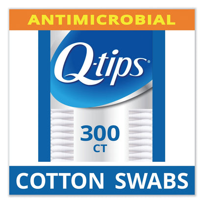 Q-tips Cotton Swabs, Antibacterial, 300/Pack