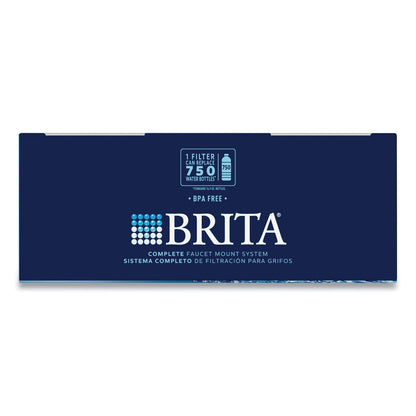 Brita On Tap Faucet Water Filter System, White