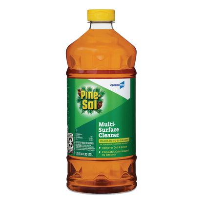 Pine-Sol Multi-Surface Cleaner Disinfectant, Pine, 60oz Bottle, 6 Bottles/Carton