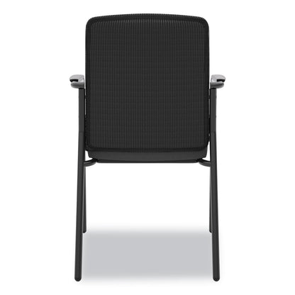HON VL518 Mesh Back Multi-Purpose Chair with Arms, Supports Up to 250 lb, Black