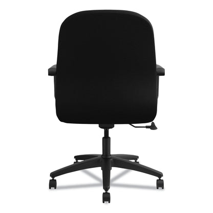 HON Pillow-Soft 2090 Series Managerial Mid-Back Swivel/Tilt Chair, Supports Up to 300 lb, 17" to 21" Seat Height, Black