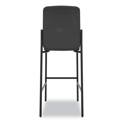 HON Instigate Mesh Back Multi-Purpose Stool, Supports Up to 250 lb, 33" Seat Height, Black, 2/Carton