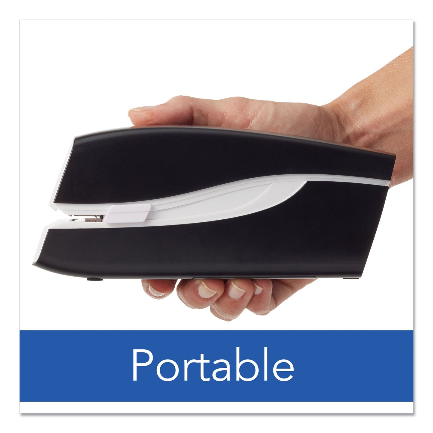 Swingline Portable Electric Stapler, 20-Sheet Capacity, Black