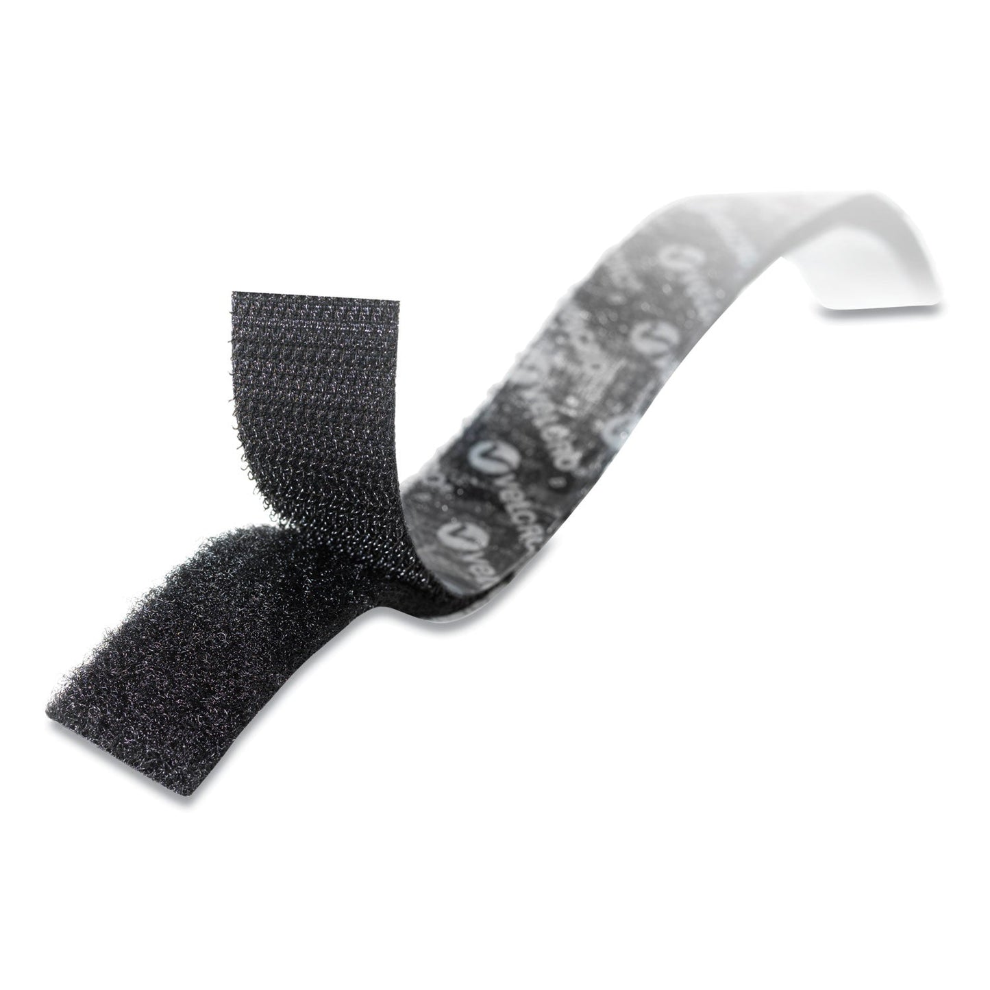 VELCRO Sticky-Back Fasteners, Removable Adhesive, 0.75" x 30 ft, Black