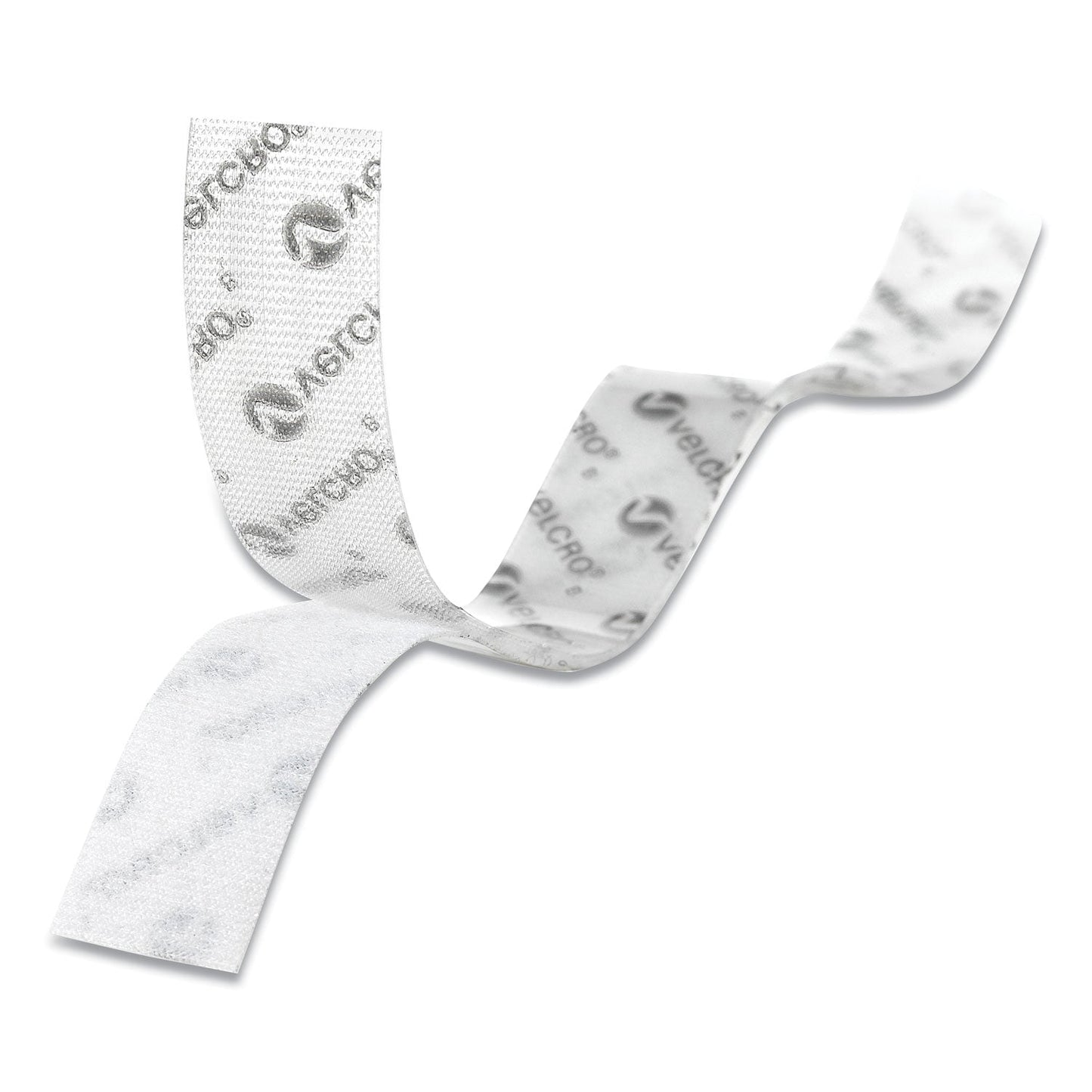 VELCRO Sticky-Back Fasteners, Removable Adhesive, 0.75" x 15 ft, Clear