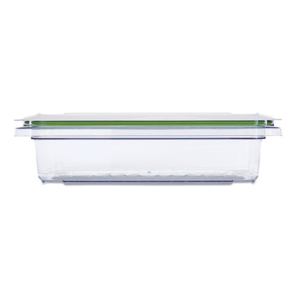 Rubbermaid FreshWorks Produce Saver, 8 gal, 18 x 6.3 x 6.79, Clear/Green, Plastic