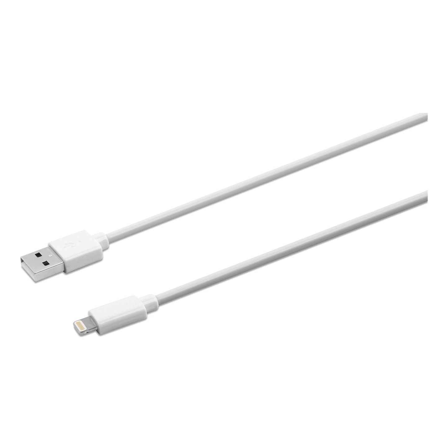 Innovera USB Lightning Cable, 6 ft, White