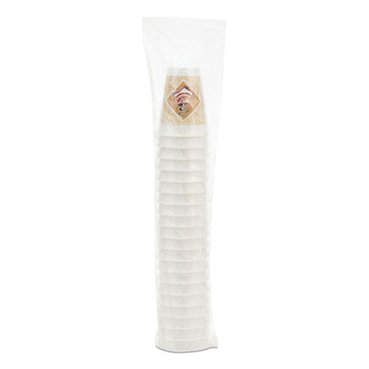 Dart Cafe G Hot/Cold Cups, Foam, 12 oz, White with Brown/Red/White, 20/Bag, 50 Bags/Carton