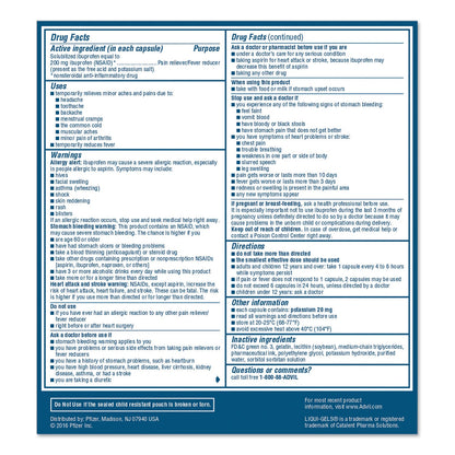 Advil Liqui-Gels, Two-Pack, 50 Packs/Box