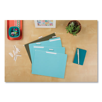 Avery Insertable Index Tabs with Printable Inserts, 1/5-Cut, Clear, 2" Wide, 25/Pack