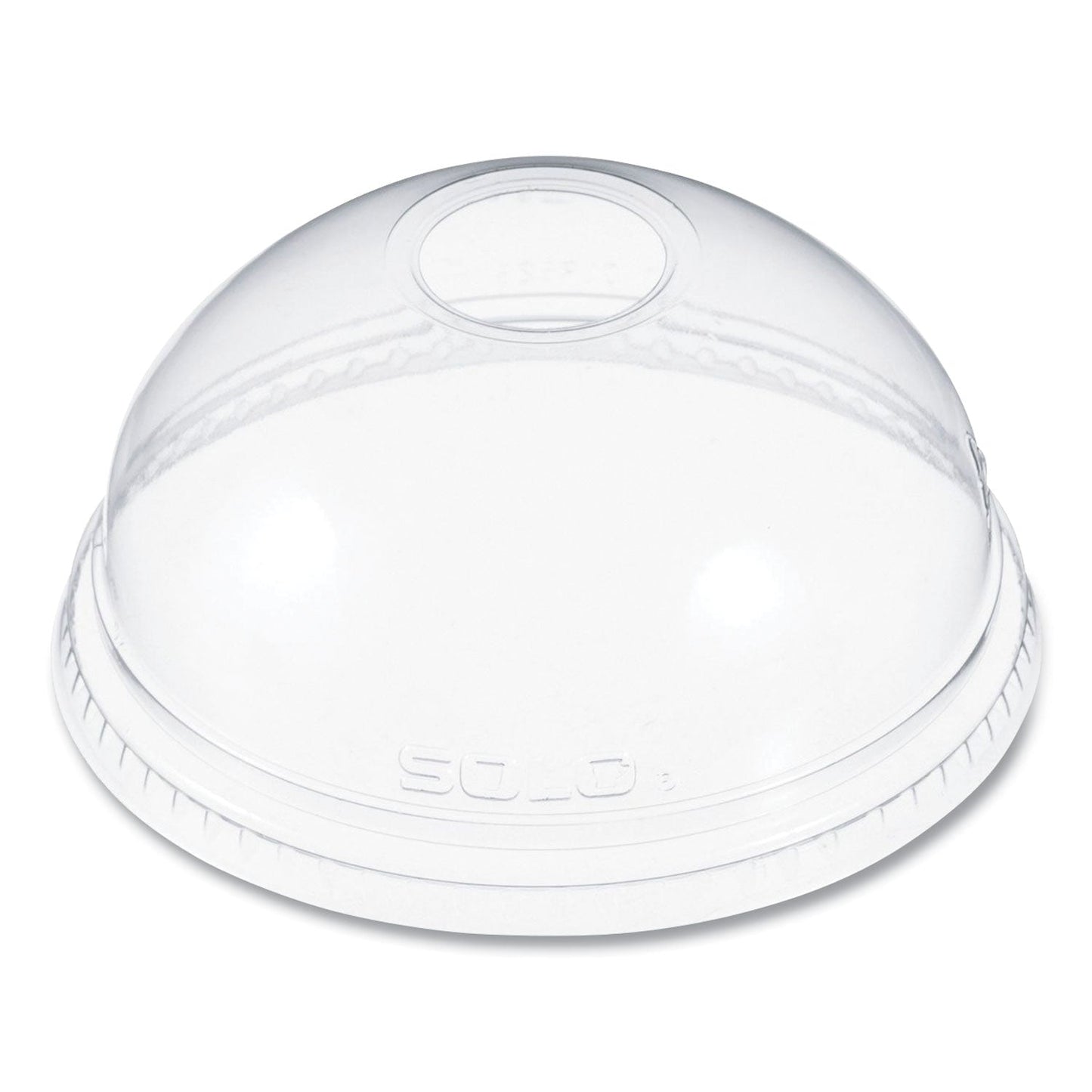 Dart Ultra Clear Dome Cold Cup Lids, Fits 16 oz to 24 oz Cups, PET, Clear, 1,000/Carton