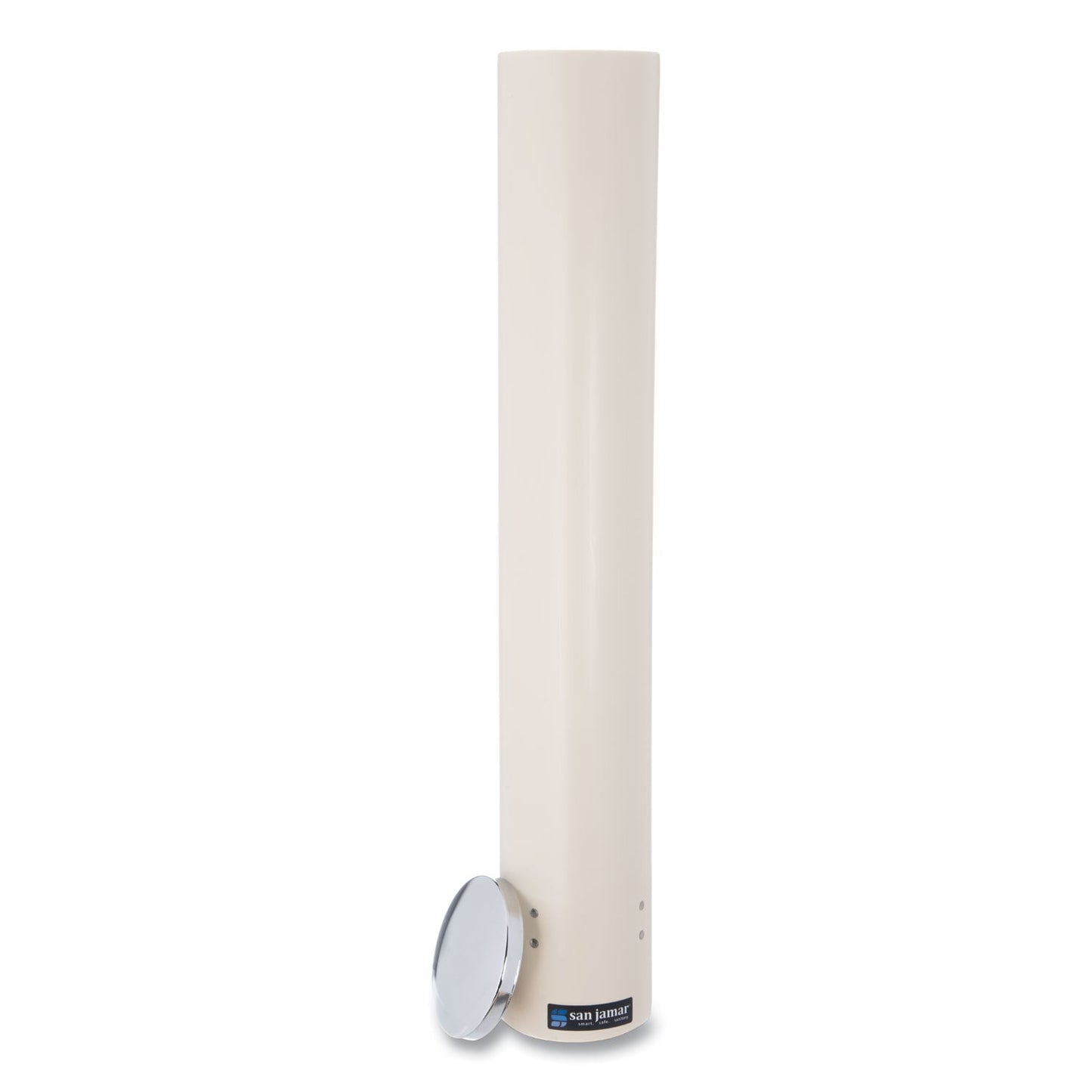 San Jamar Foam Cup Dispenser with Removable Cap, For 4 oz to 10 oz Cups, Sand