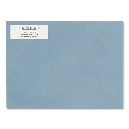 Avery Easy Peel White Address Labels w/ Sure Feed Technology, Inkjet Printers, 0.66 x 1.75, White, 60/Sheet, 25 Sheets/Pack