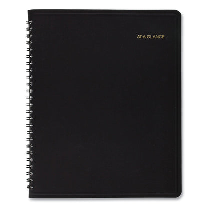 AT-A-GLANCE Monthly Planner, 8.75 x 7, Black Cover, 18-Month (July to Dec): 2022 to 2023