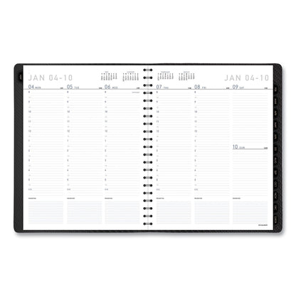 AT-A-GLANCE Contemporary Weekly/Monthly Planner, Vertical-Column Format, 11 x 8.25, Graphite Cover, 12-Month (Jan to Dec): 2023
