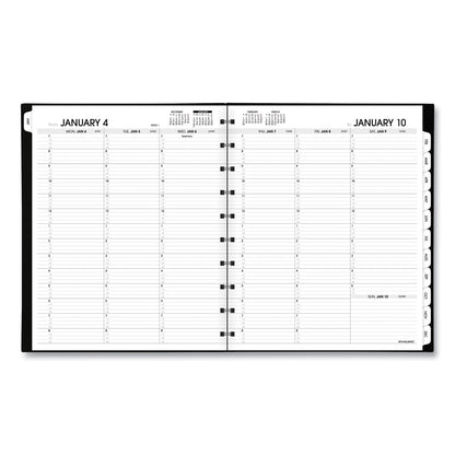 AT-A-GLANCE Move-A-Page Weekly/Monthly Appointment Book, 11 x 8.75, Black Cover, 12-Month (Jan to Dec): 2023