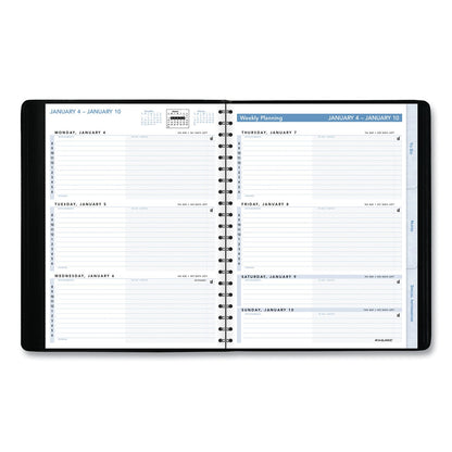 AT-A-GLANCE The Action Planner Weekly Appointment Book, 11 x 8, Black Cover, 12-Month (Jan to Dec): 2023