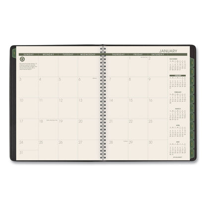 AT-A-GLANCE Recycled Weekly Vertical-Column Format Appointment Book, 8.75 x 7, Black Cover, 12-Month (Jan to Dec): 2023