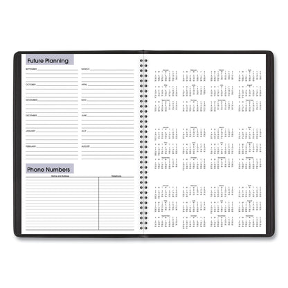 AT-A-GLANCE DayMinder Monthly Planner, Academic Year, Ruled Blocks, 12 x 8, Black Cover, 14-Month (July to Aug): 2022 to 2023