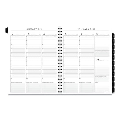 AT-A-GLANCE Executive Weekly/Monthly Planner Refill with 15-Minute Appointments, 11 x 8.25, White Sheets, 12-Month (Jan to Dec): 2023