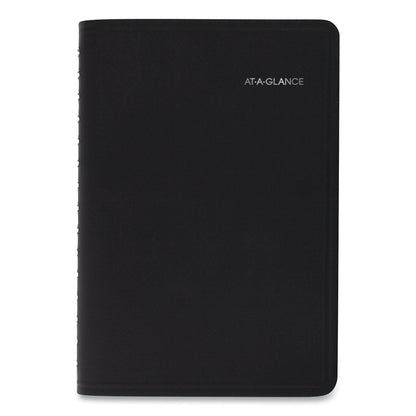 AT-A-GLANCE QuickNotes Daily/Monthly Appointment Book, 8.5 x 5.5, Black Cover, 12-Month (Jan to Dec): 2023