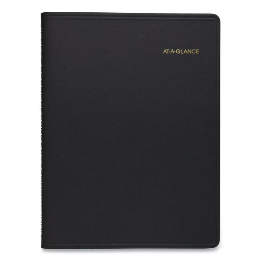 AT-A-GLANCE Weekly Appointment Book, 11 x 8.25, Black Cover, 14-Month (July to Aug): 2022 to 2023