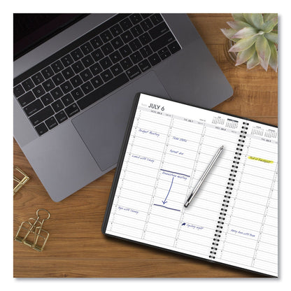 AT-A-GLANCE Weekly Appointment Book, 11 x 8.25, Black Cover, 14-Month (July to Aug): 2022 to 2023