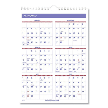 AT-A-GLANCE Monthly Wall Calendar with Ruled Daily Blocks, 8 x 11, White Sheets, 12-Month (Jan to Dec): 2023