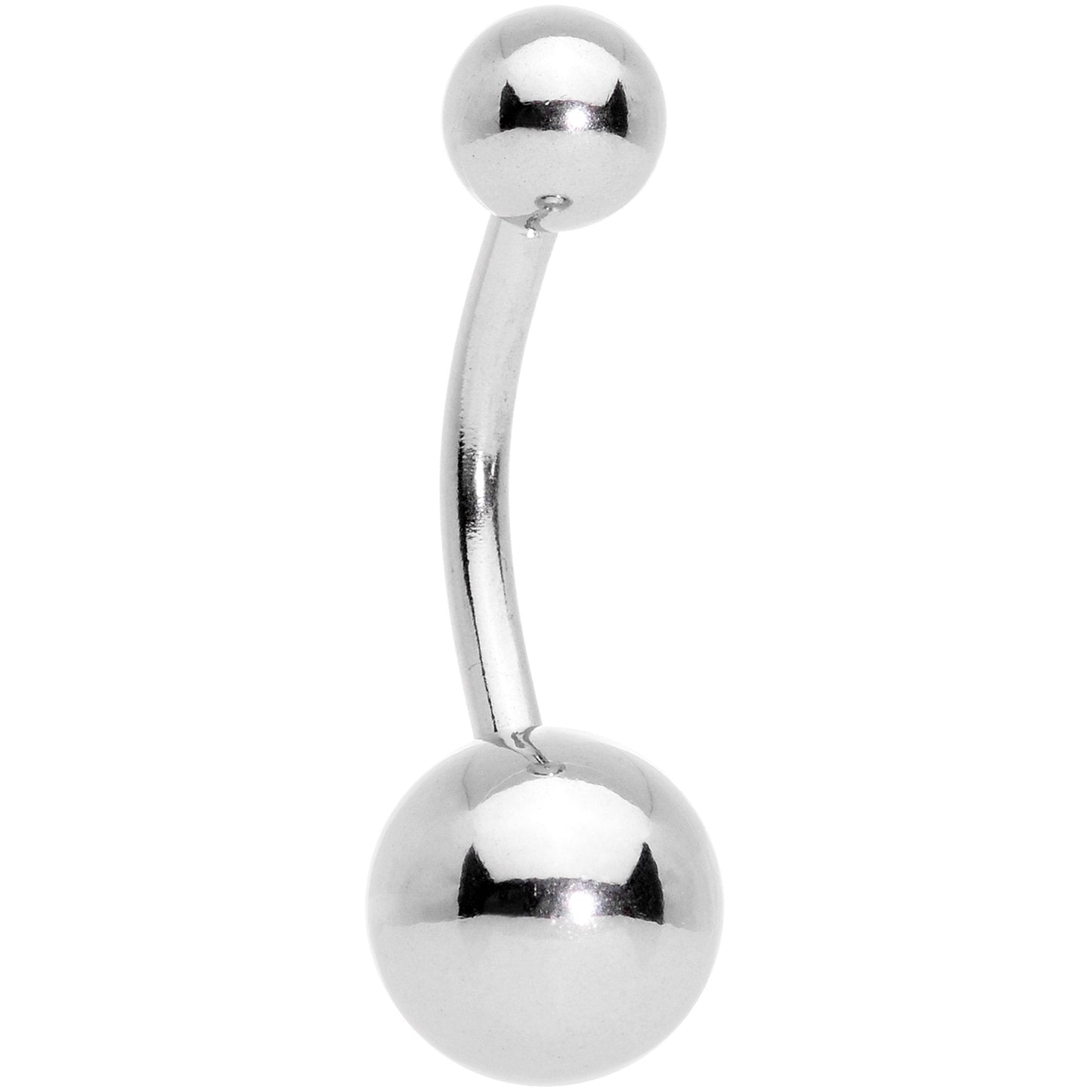 Clear Gem Rose Gold Tone Red Holiday Cupcake Belly Ring Set of 4