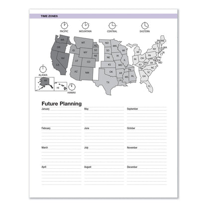 House of Doolittle Recycled Wild Flower Weekly/Monthly Planner, Wild Flowers Artwork, 9 x 7, Gray/White/Purple Cover, 12-Month (Jan-Dec): 2023